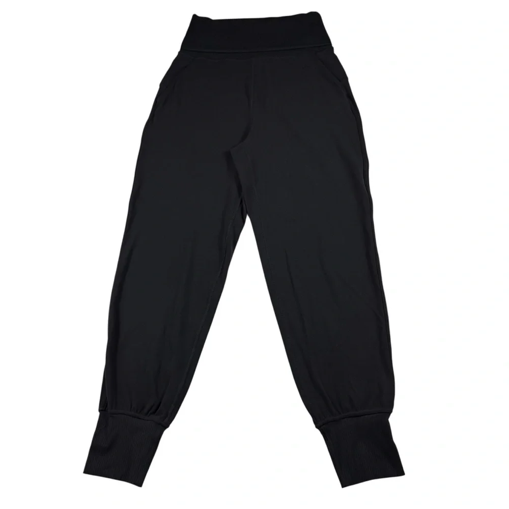 Lululemon Align Super High Rise Ribbed Waist Joggers, 4